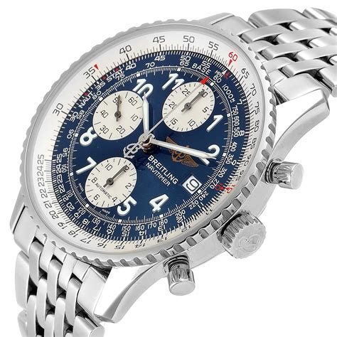 breitling zifferblatt 25 mm|Breitling navitimer blue and black.